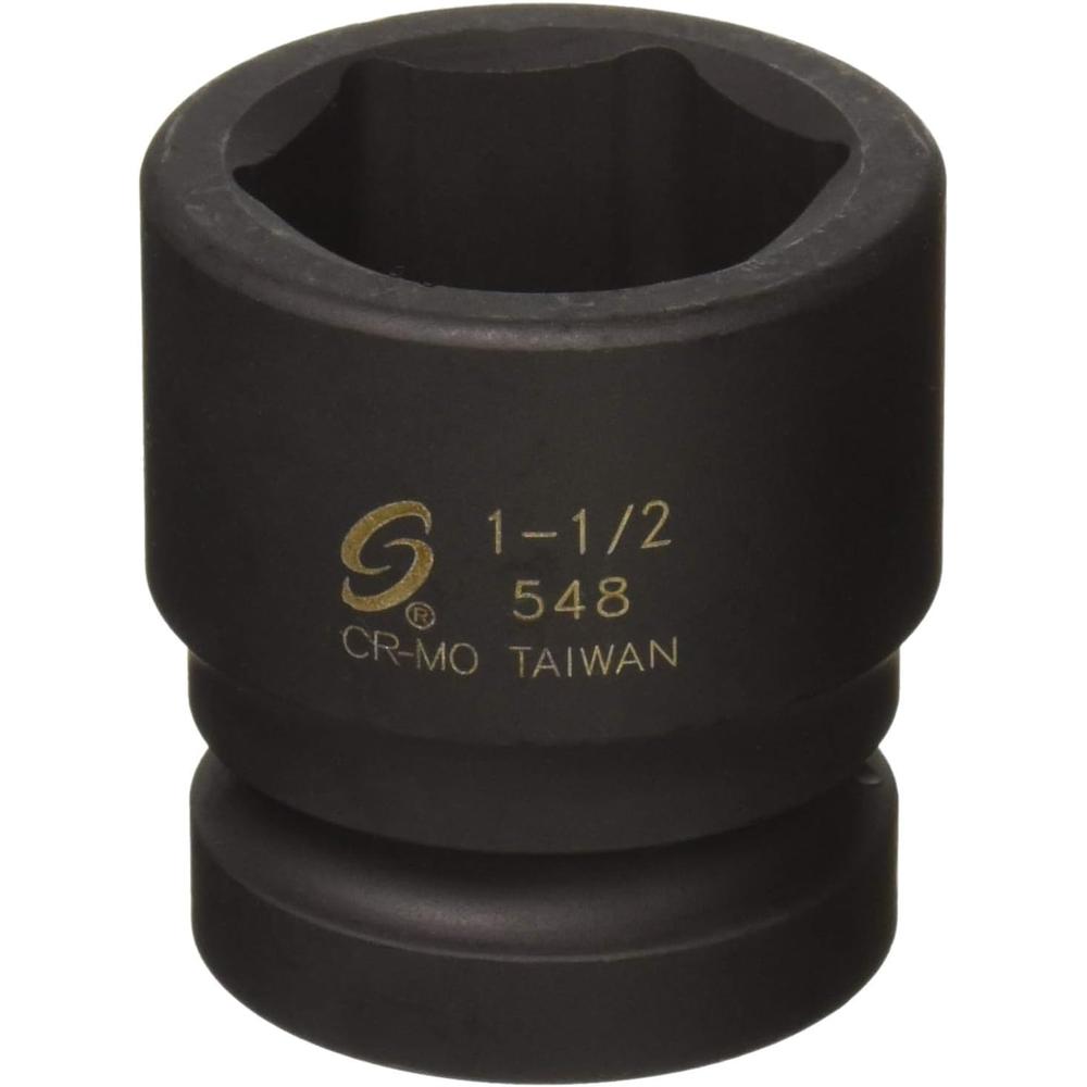 Sunex Tools 548 1" Drive Standard 6 Pt. Impact Socket 1-1/2"