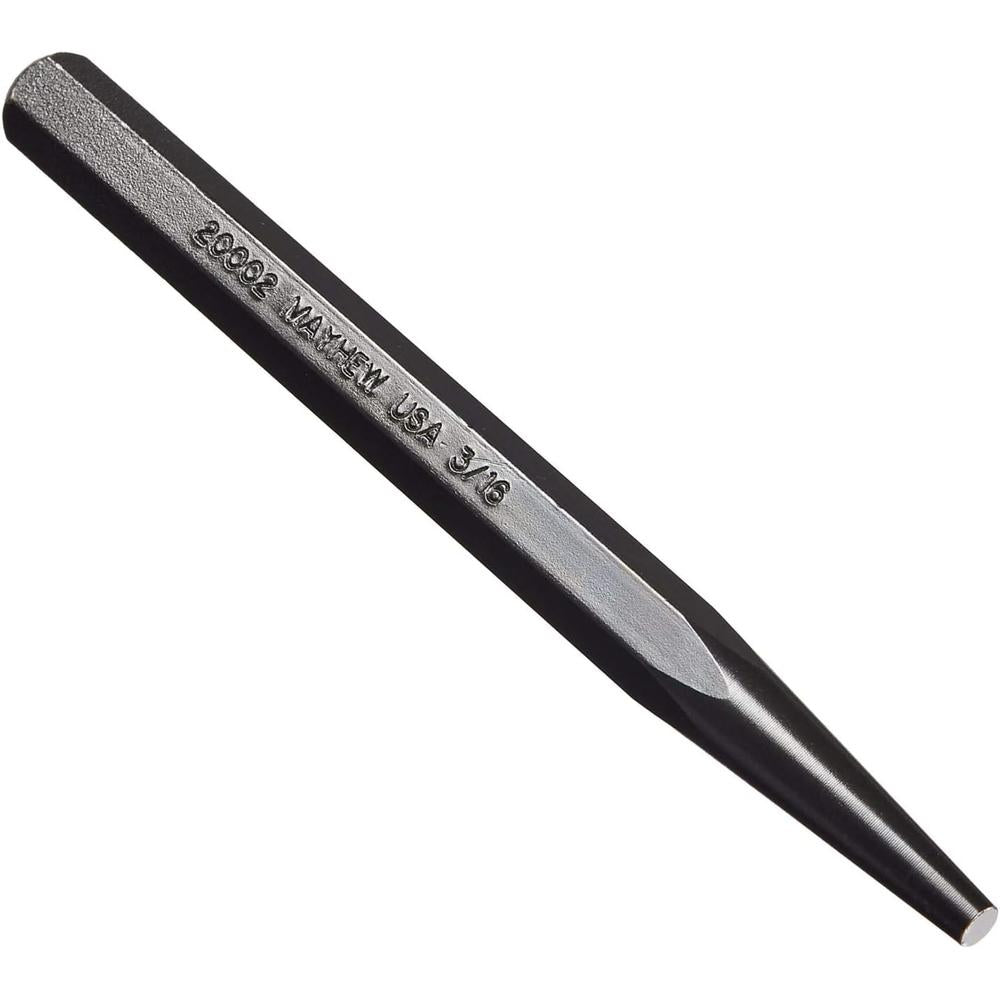 Mayhew Tools 20002 Solid Punch 3/16" X 5"