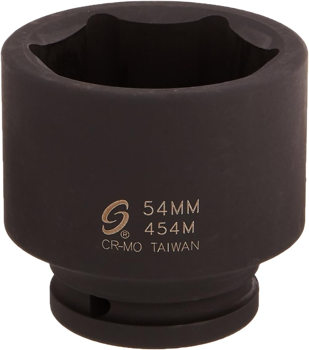 Sunex Tools 454M 3/4 in. Drive Standard 6 Point Metric Impact Socket 54-mm