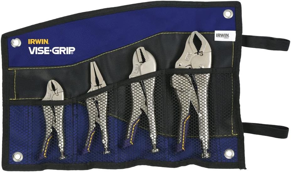 Pince-étau Vise-Grip Irwin Tools IRHT82592, à dégagement rapide, jeu de 4 pièces