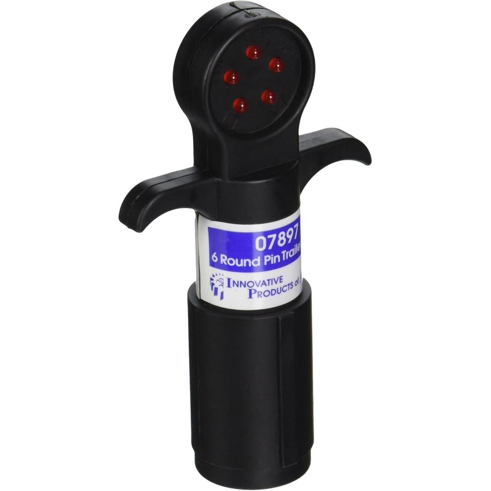 IPA Tools 7897 Testeur de circuit de remorque à broches rondes 6 voies