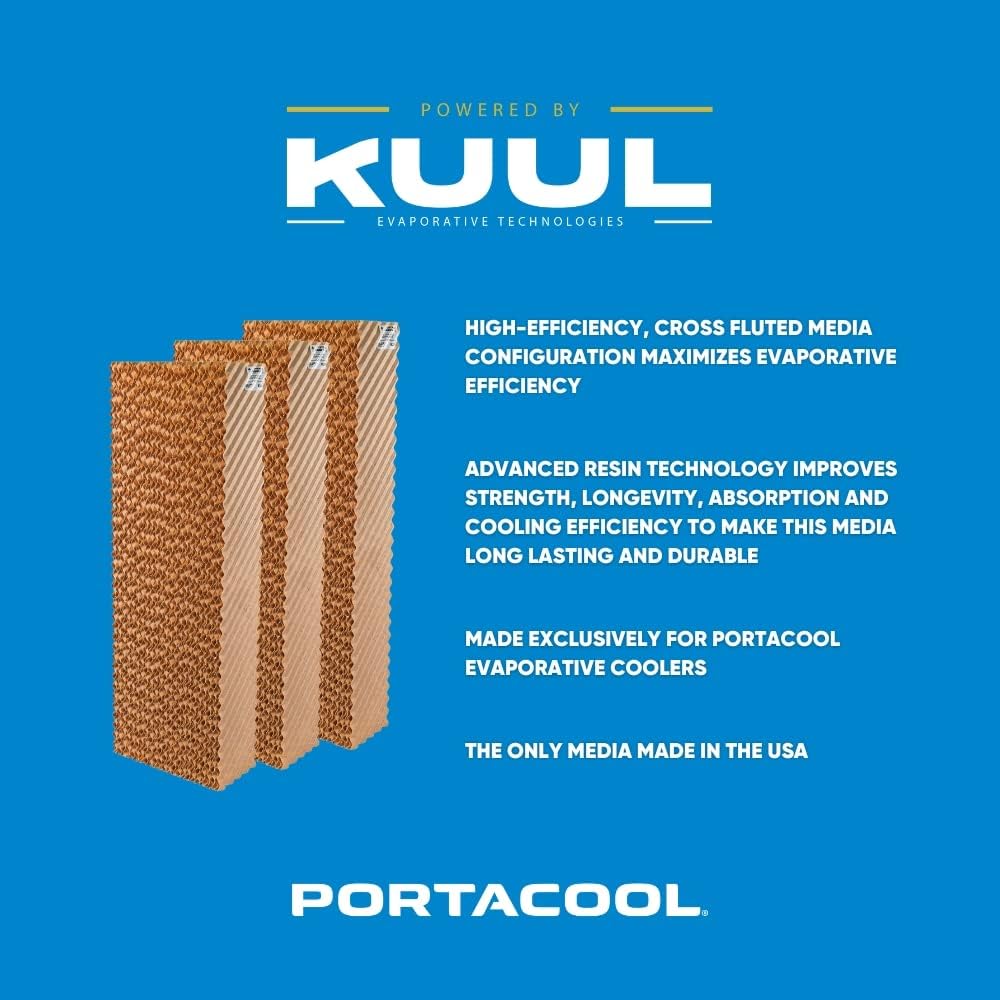 Portacool PACJS2201A1 MODEL JETSTREAM 220 – EVAPORATIVE COOLER, 2,400 CFM, 700 SQUARE FEET CAPACITY