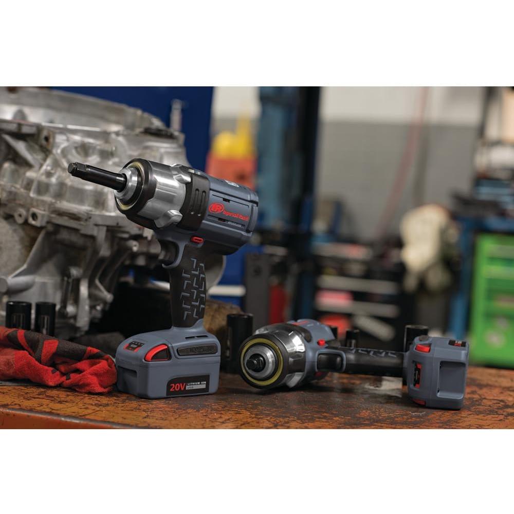 Ingersoll Rand W7152-K22 20V High Torque 1/2 Inch Drive Cordless Impact Wrench, 2 Battery Kit