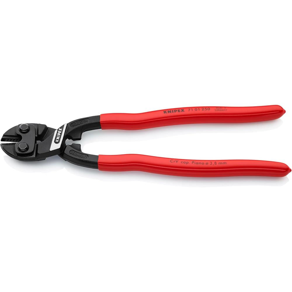 Knipex 71 01 250 10" CO-BOLT XL COMPACT BOLT CUTTER WITH STRAIGHT BLADES, CAP. 4.2MM