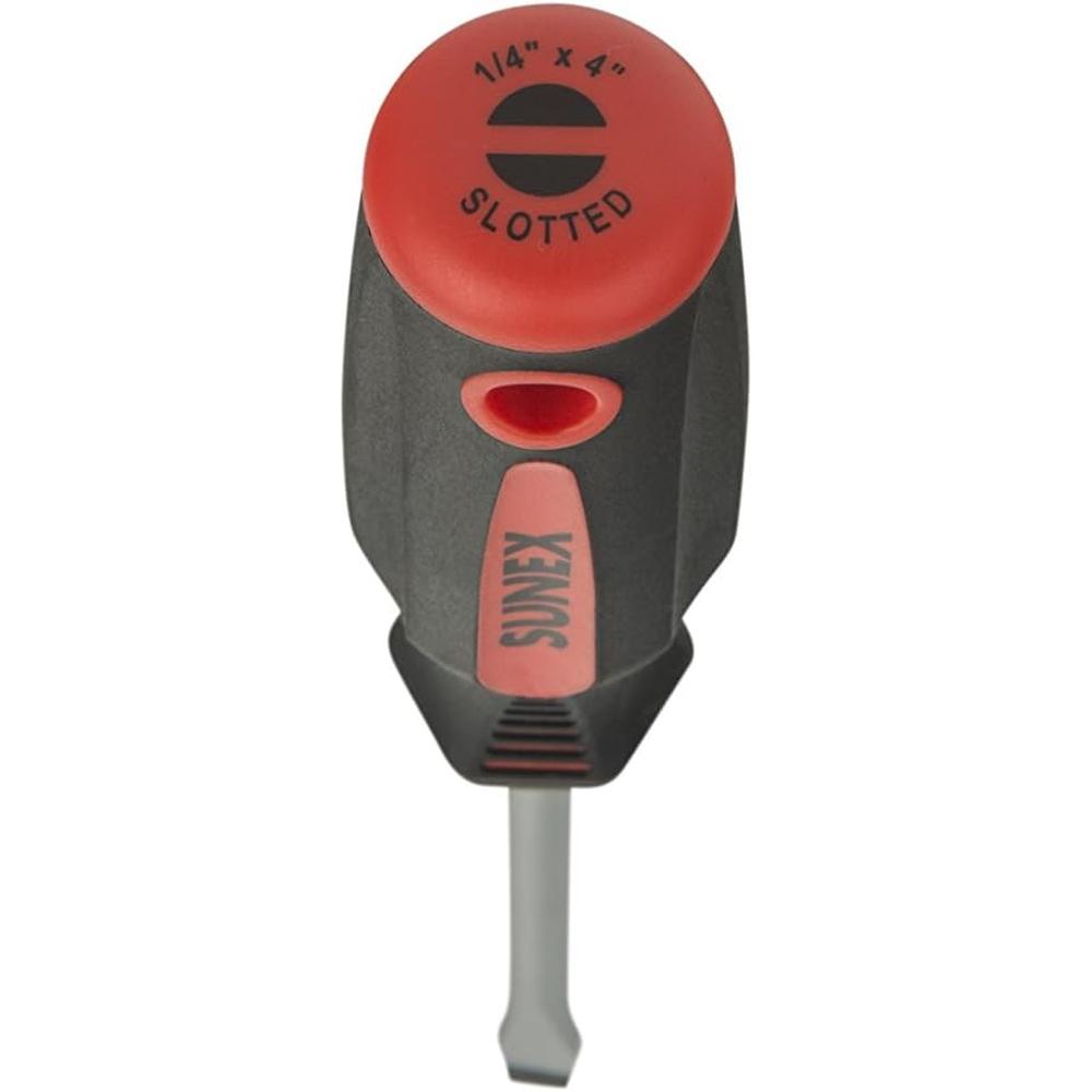 Sunex Tools 11S3X4H Slotted Screwdriver 1/4" x 4" with Bolster