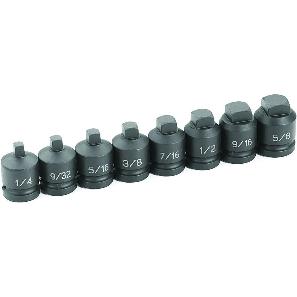 Grey Pneumatic 1308P 1/2" Drive 8 Pc. Pipe Plug Socket Set