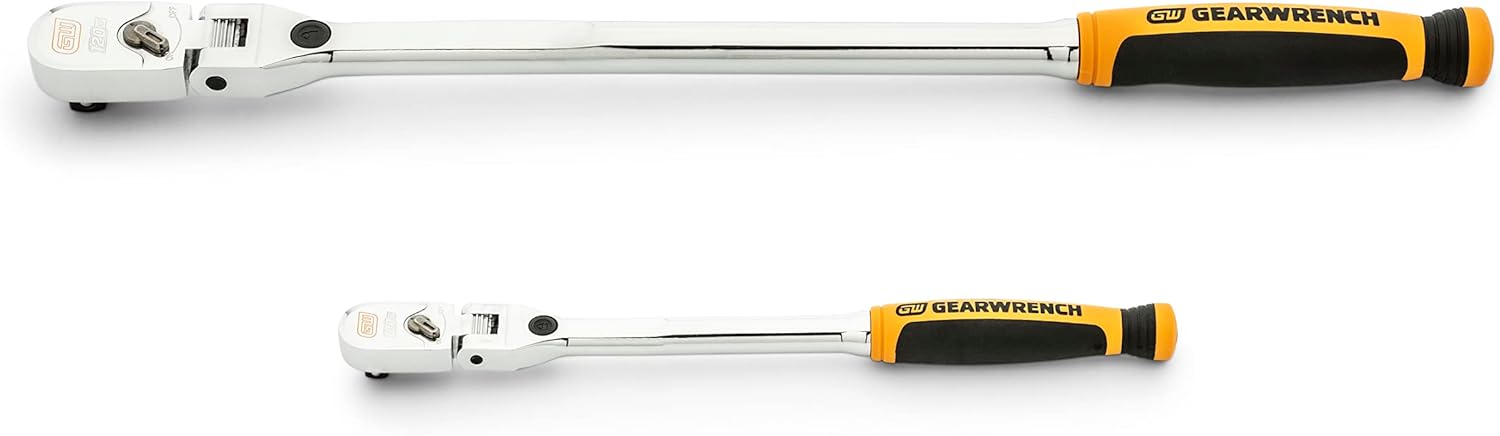 Gearwrench 81380 2Pc 120XP Locking Flex Head Ratchet Set