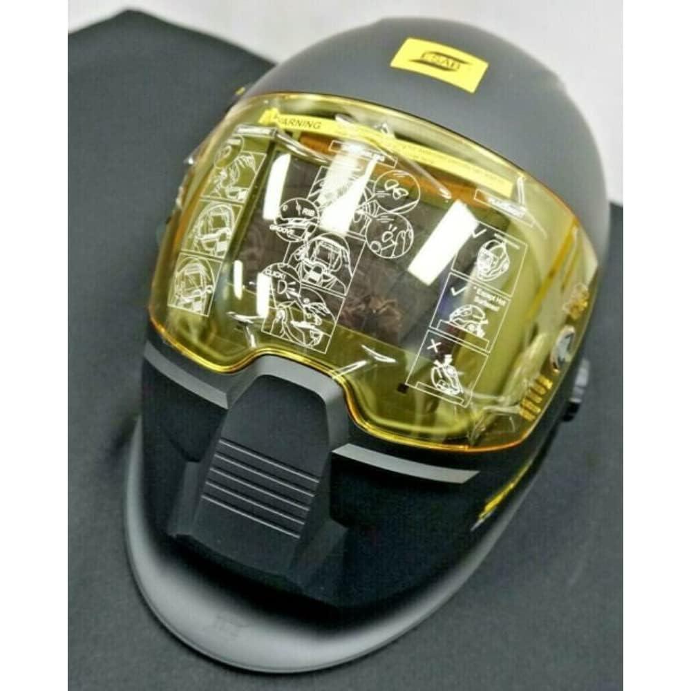 ESAB 0700000800 Casque de soudage Sentinel A50, noir, zone de visualisation de 3,93 x 2,36 po (100 x 60 mm).