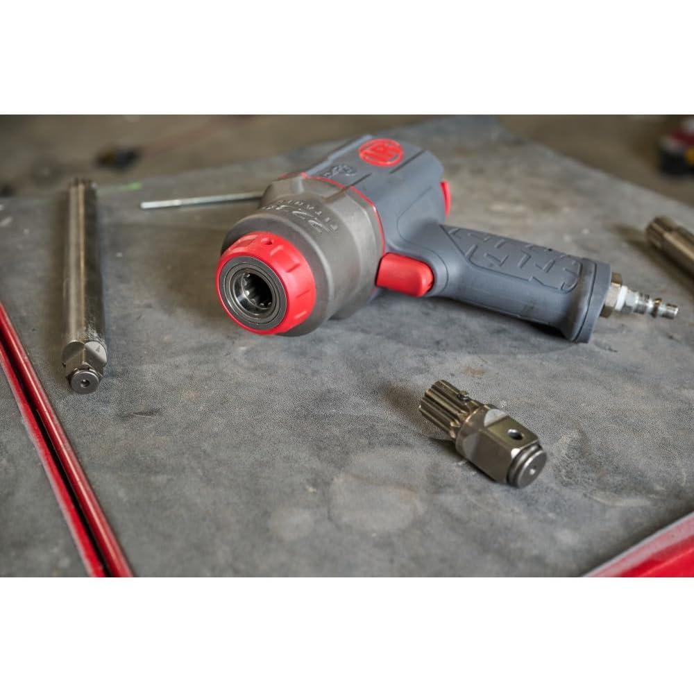 Ingersoll Rand 2236QPTiMAX 1/2" Dr. Pin Anvil Quiet Impact Wrench with DXS Drive XChange System, 1500 Ft-Lb, 7500 RPM