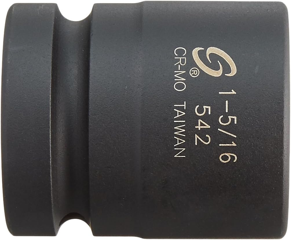 Sunex Tools 542 1" Drive Standard 6 Point Impact Socket 1-5/16"
