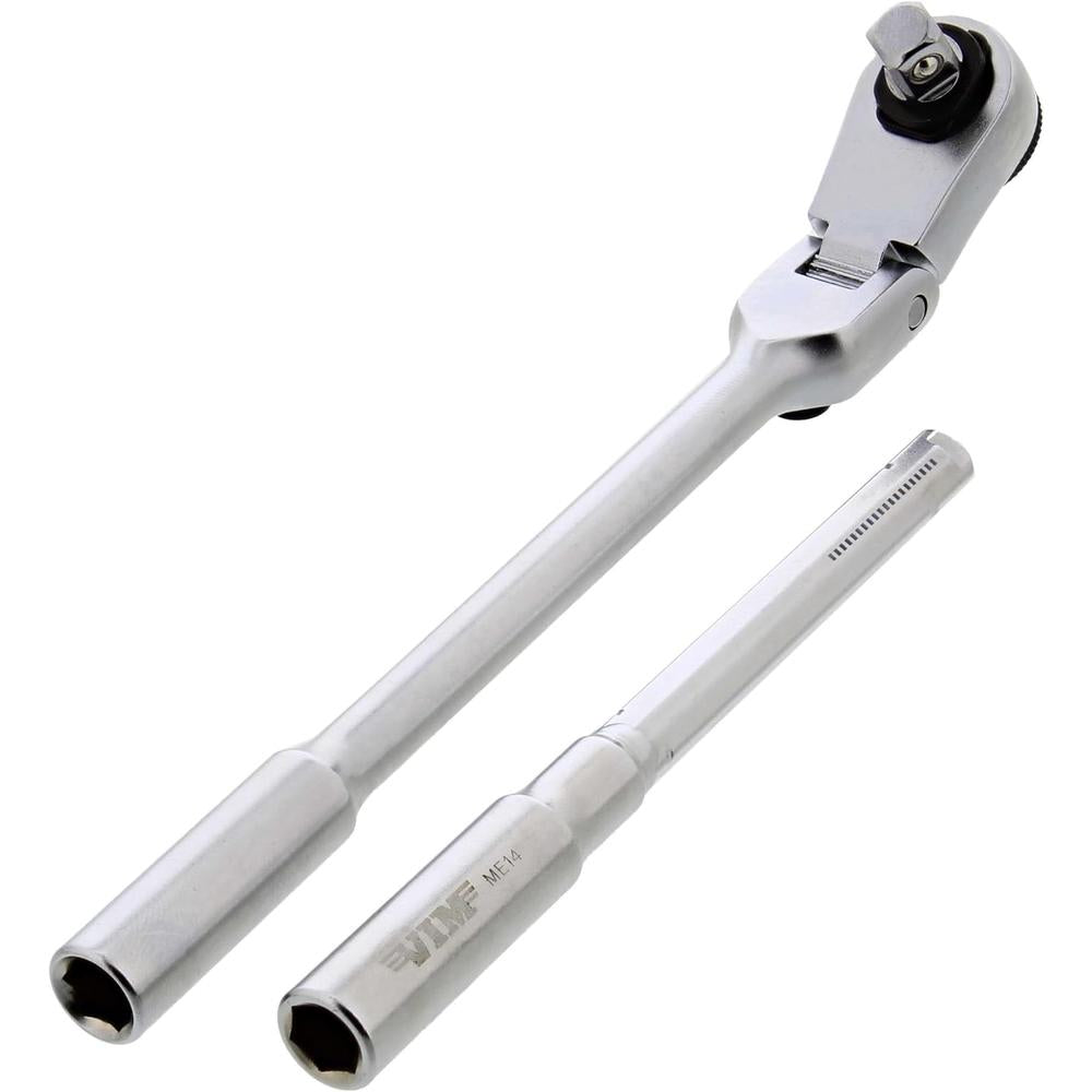 VIM Tools RFB400K 3 Piece 1/4" Mini Flex Bit/Socket Ratchet And T-Handle