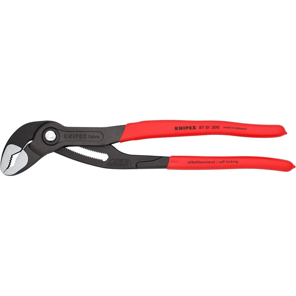 Knipex 9K 00 80 122 US 3 Pc Cobra Set W/ Keeper Pouch (87 01 125, 87 01 250, 87 01 300, 9K 00 90 12 US)