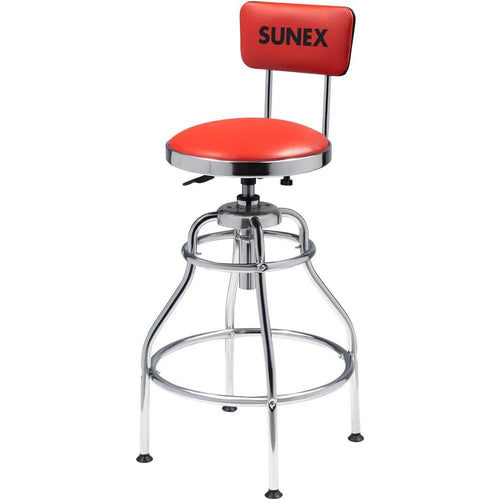 Sunex Tools 8516 Sunex Hydraulic Shop Stool (Chrome)