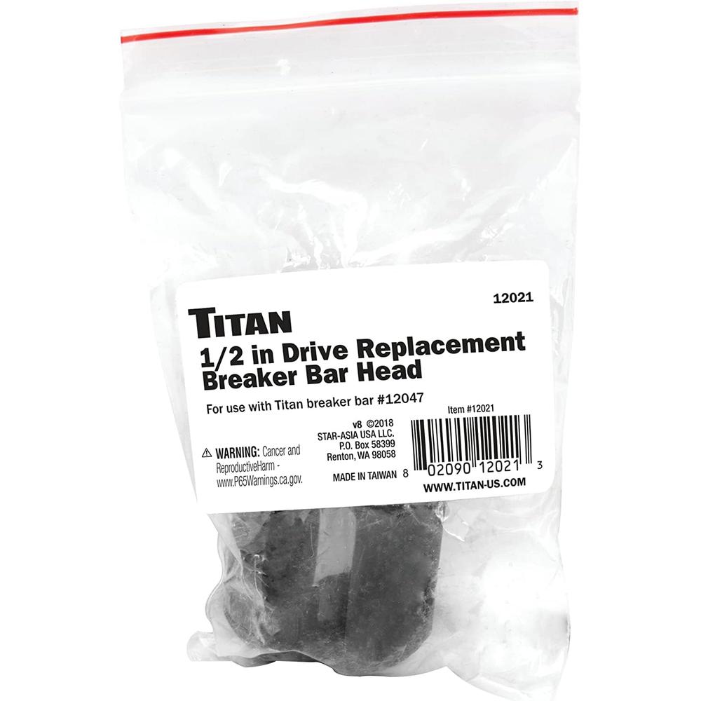 Outils Titan 12021 1/2 po. Tête de barre de disjoncteur de remplacement d'entraînement