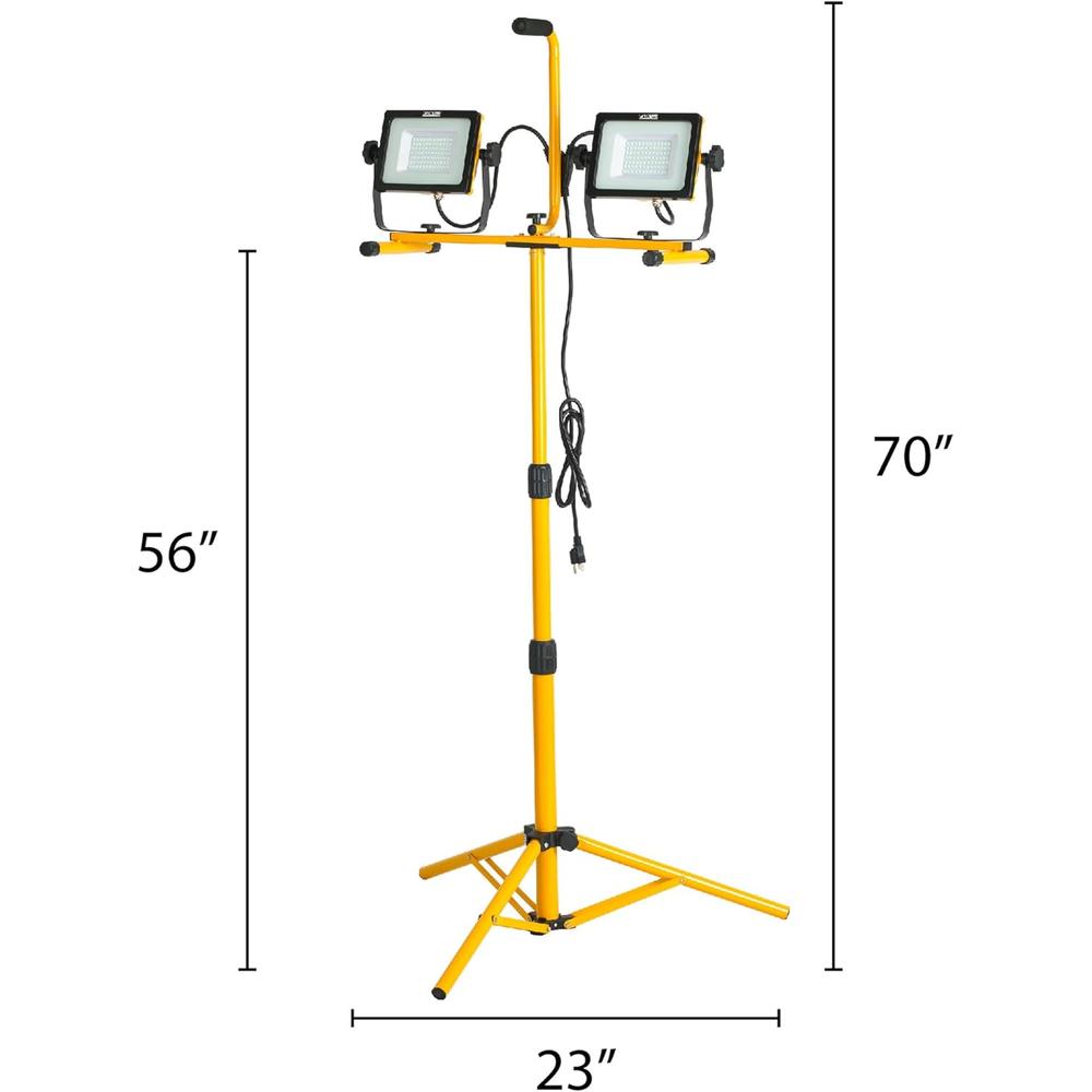 Projecteur LED Merithian MRLF168ST 10 000 lumens avec trépied de 56 po