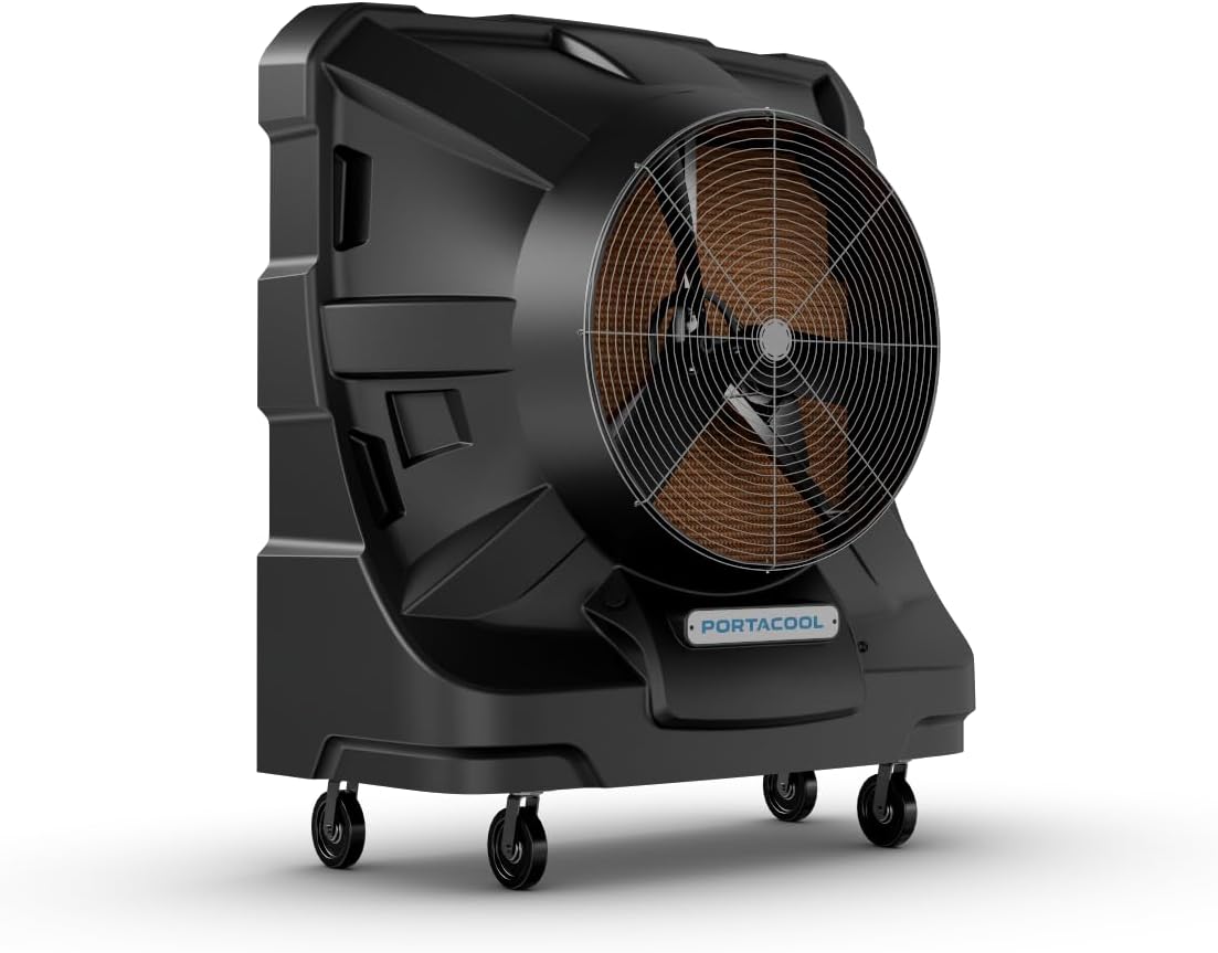 Portacool PACA65001A1 Apex 6500 Evaporative Cooler With Coolsync Technology, Cooling Up To 6500 Sq. Ft., 2200 Cfm, 66&Mldr; Gallon Water Reservoir