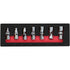 Astro Pneumatic 7407 1/4-Inch Drive Flex Socket Set, 6 Point - SAE, 7-Piece