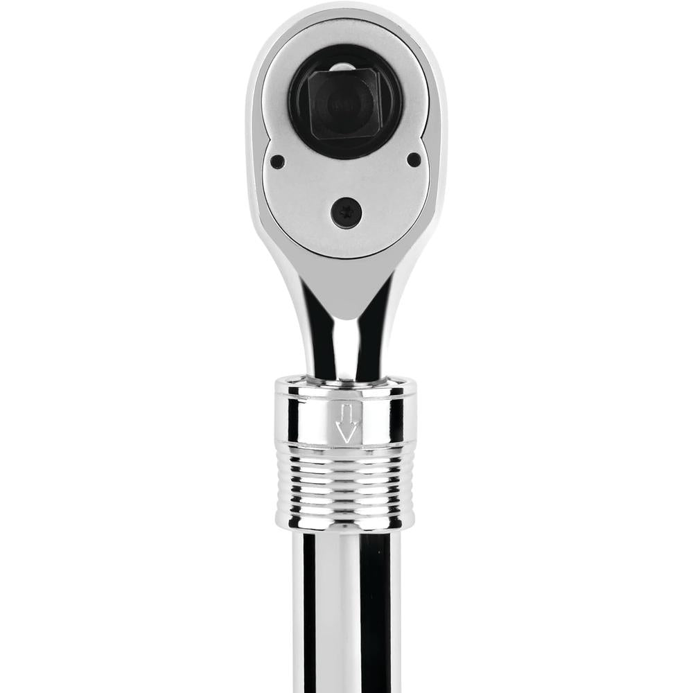 Titan Tools 12182 1/2" Drive Extendable Reversible Ratchet, Extends From 12-1/4" To 17-3/4", 72-Tooth
