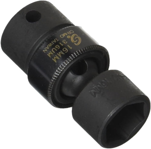 Sunex Tools 316UM 3/8 in. Drive 16-mm Universal Impact Socket