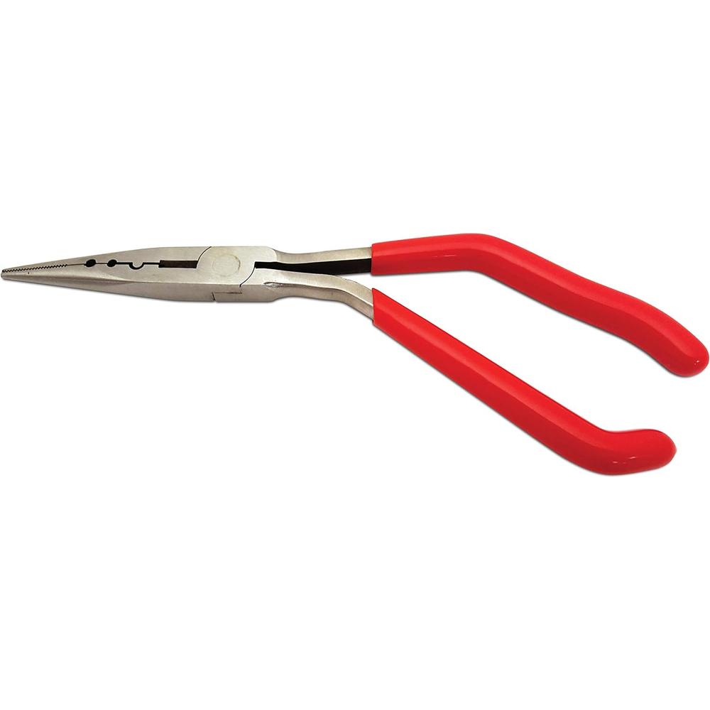 Titan Tools 11400 Pistol Grip Needle Nose Pliers/Crimper, 9 in.