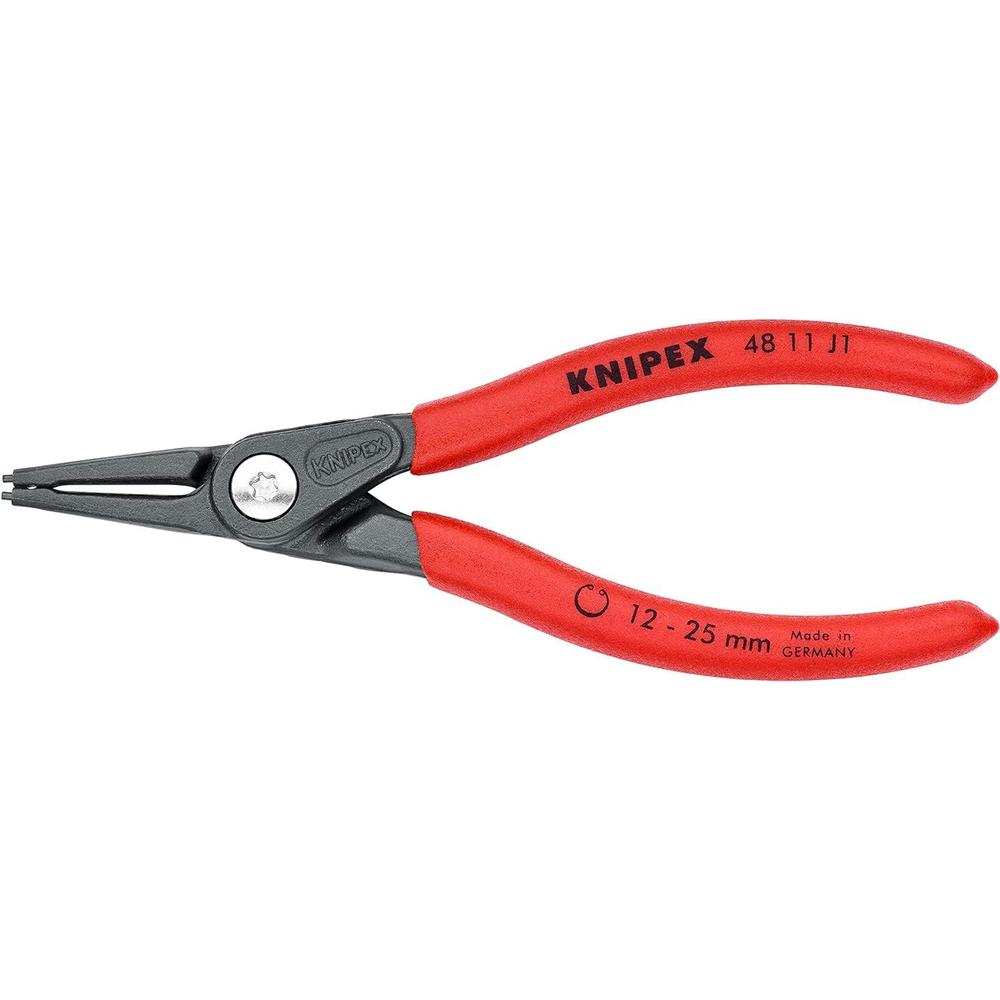 Knipex 48 11 J1 Precision Circlip Pliers-Internal Straight-Size 1