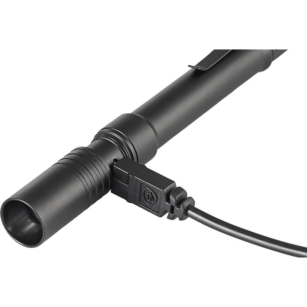 Streamlight 66133 Stylus Pro Lampe stylo rechargeable USB avec adaptateur secteur 120 V et étui