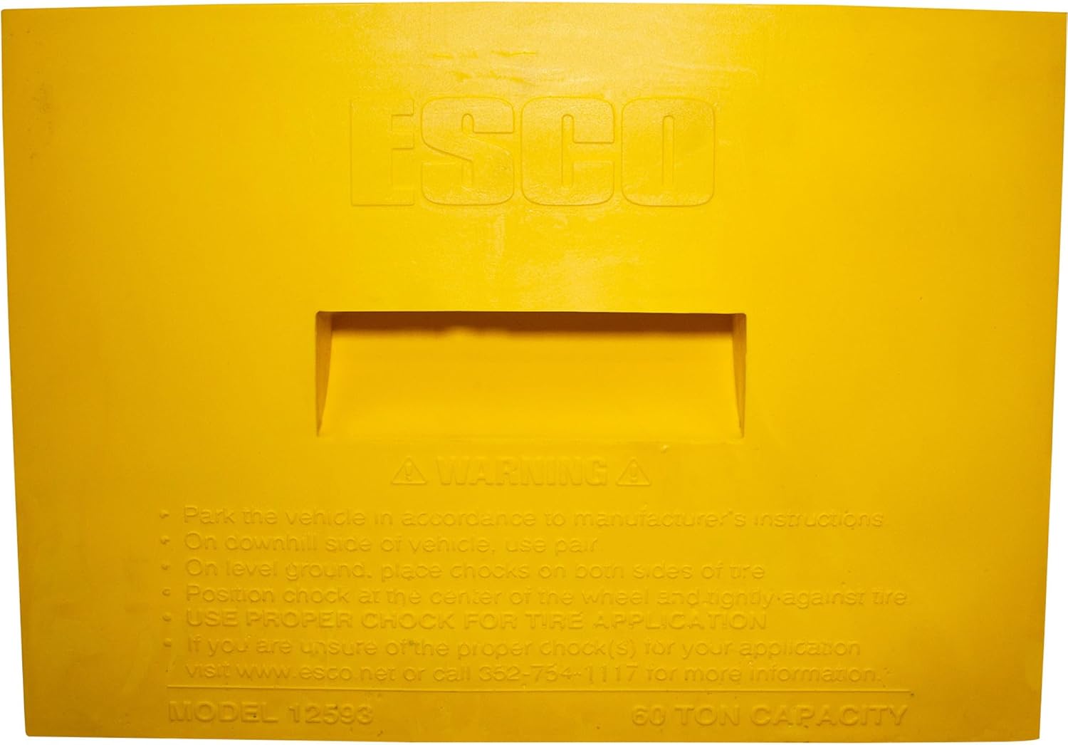 Esco 12593 Cale de roue (capacité de 60 tonnes)