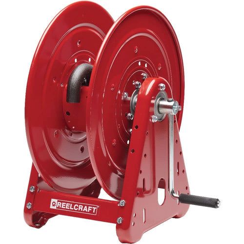 Reelcraft CA33106 L 3/4" x 50 pi. Enrouleur de tuyau à manivelle de qualité supérieure (tuyau non inclus), entrée/sortie NPTF 1", 1000 PSI