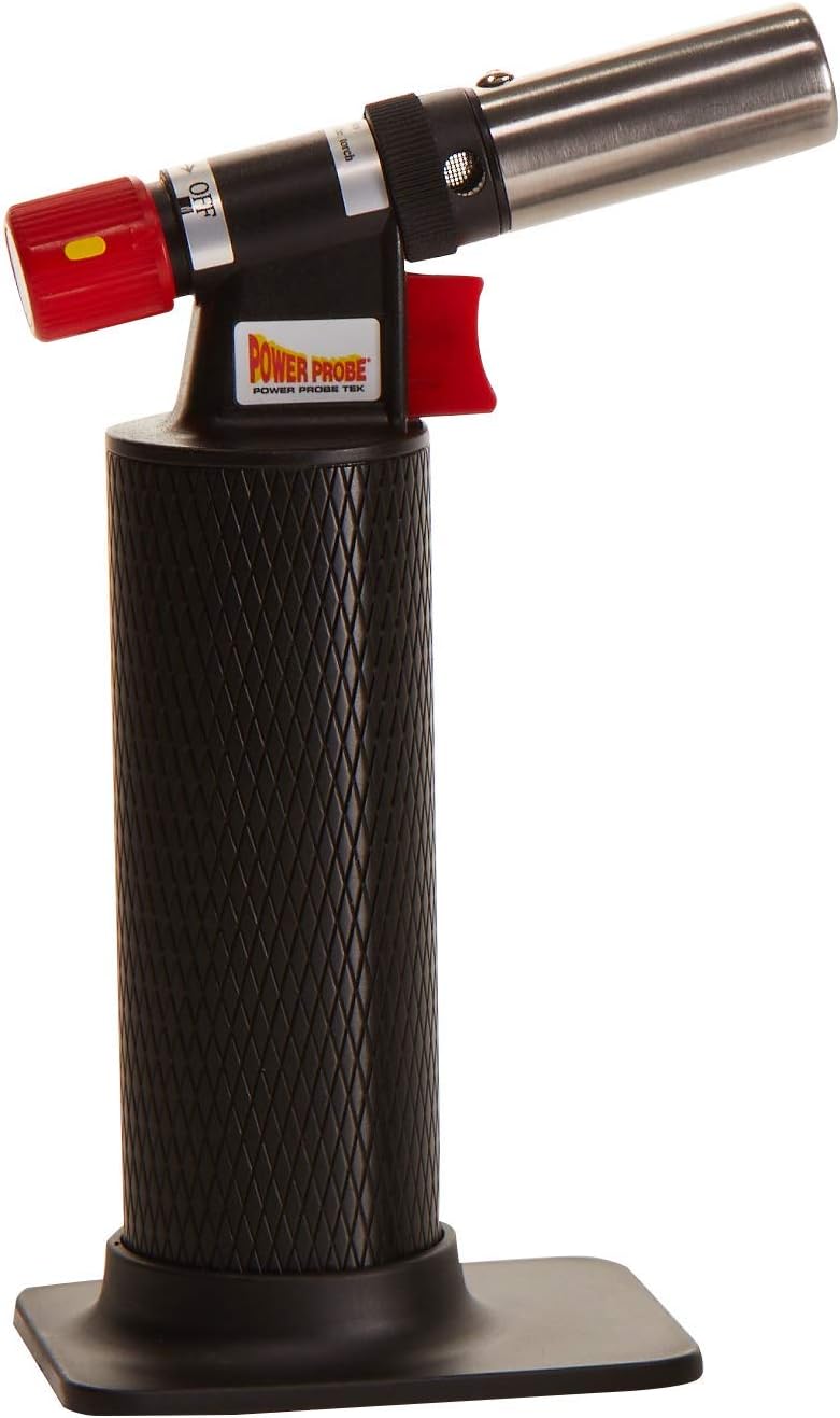 Power Probe PPBT Butane Torch side view on stand