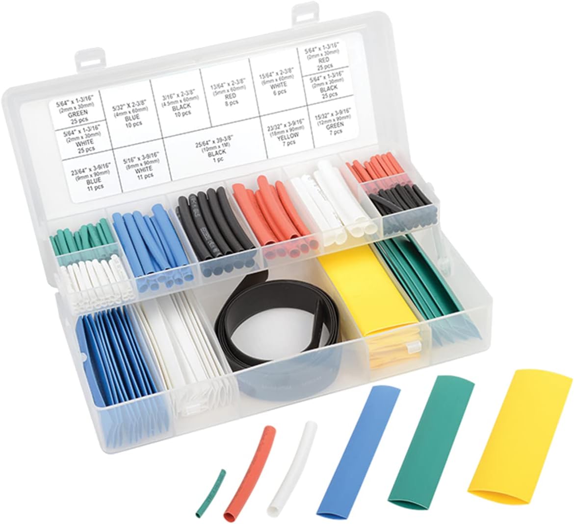 Titan 45238 Assortiment de tubes thermorétractables 171 pièces