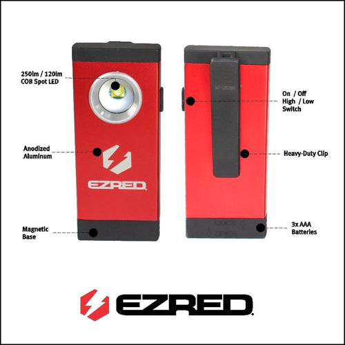 Ezred SPA250BK Pocket Spot Work Light -  3 x AA Batteies