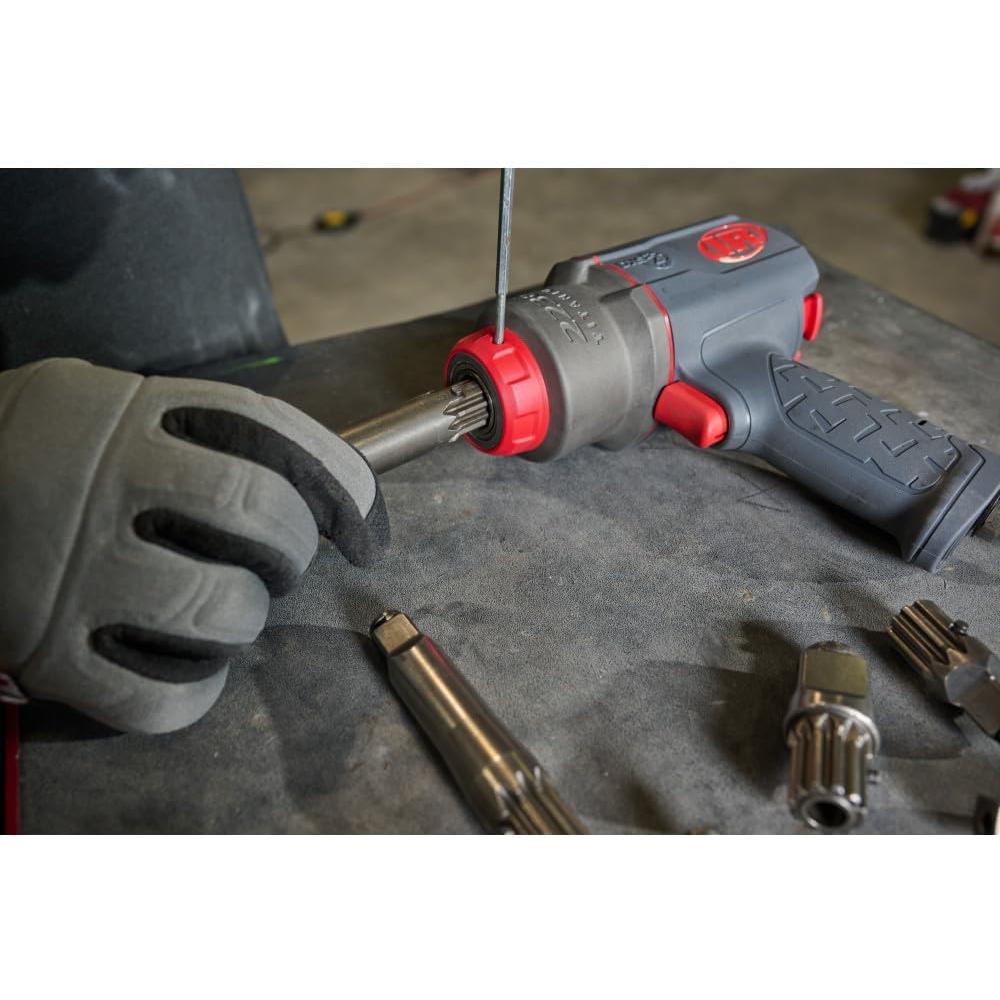 Ingersoll Rand 2236QTiMAX-2 Clé à chocs silencieuse à enclume allongée 1/2" Dr. x 2" avec système DXS Drive XChange, 1 500 pi-lb, 7 500 tr/min