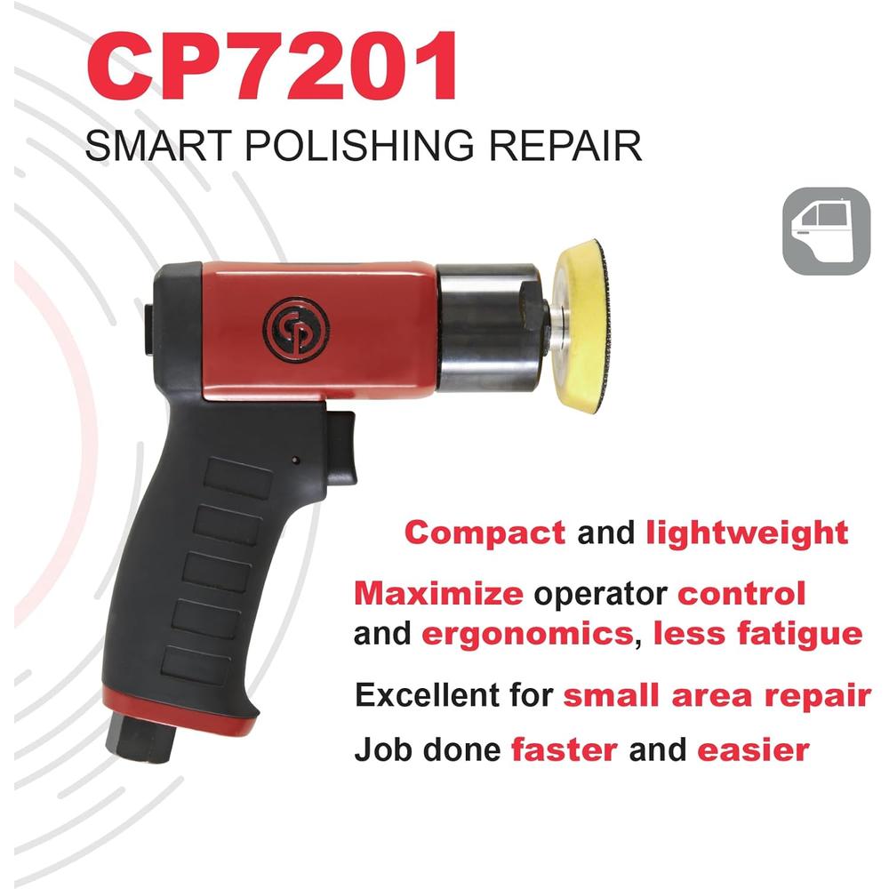 Chicago Pneumatic 7201p Kit de mini polisseuse à disque