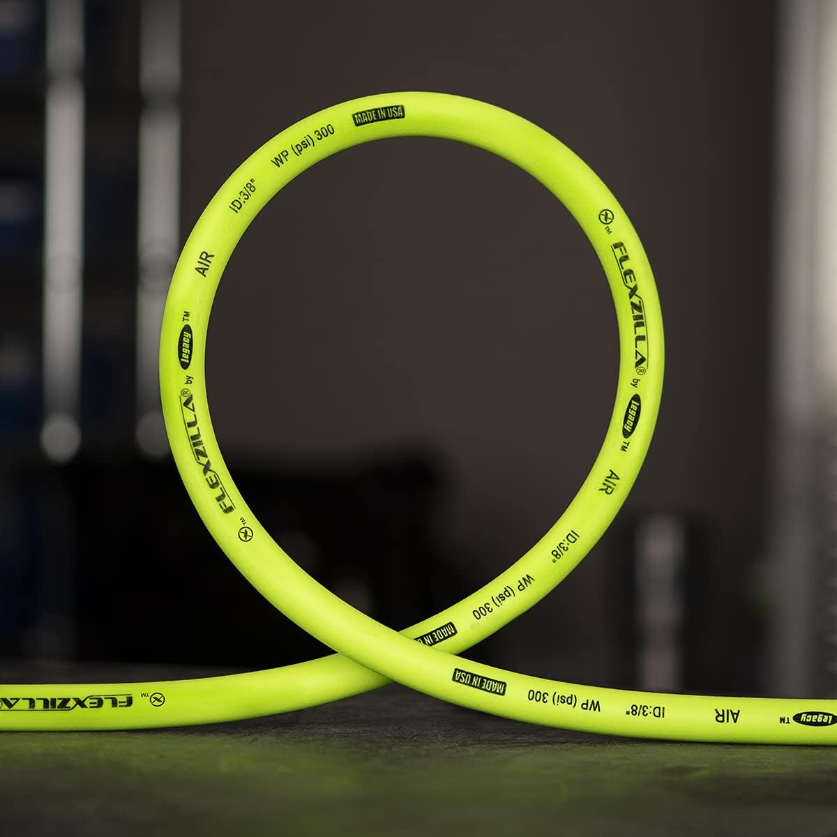 Legacy Manufacturing HFZ1250YW4 Flexzilla Air Hose, 1/2" X 50', 1/2" MNPT Fittings