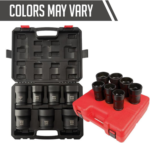 Sunex Tools 4667 3/4" Dr Truck Pinion Locknut Impact Socket Set