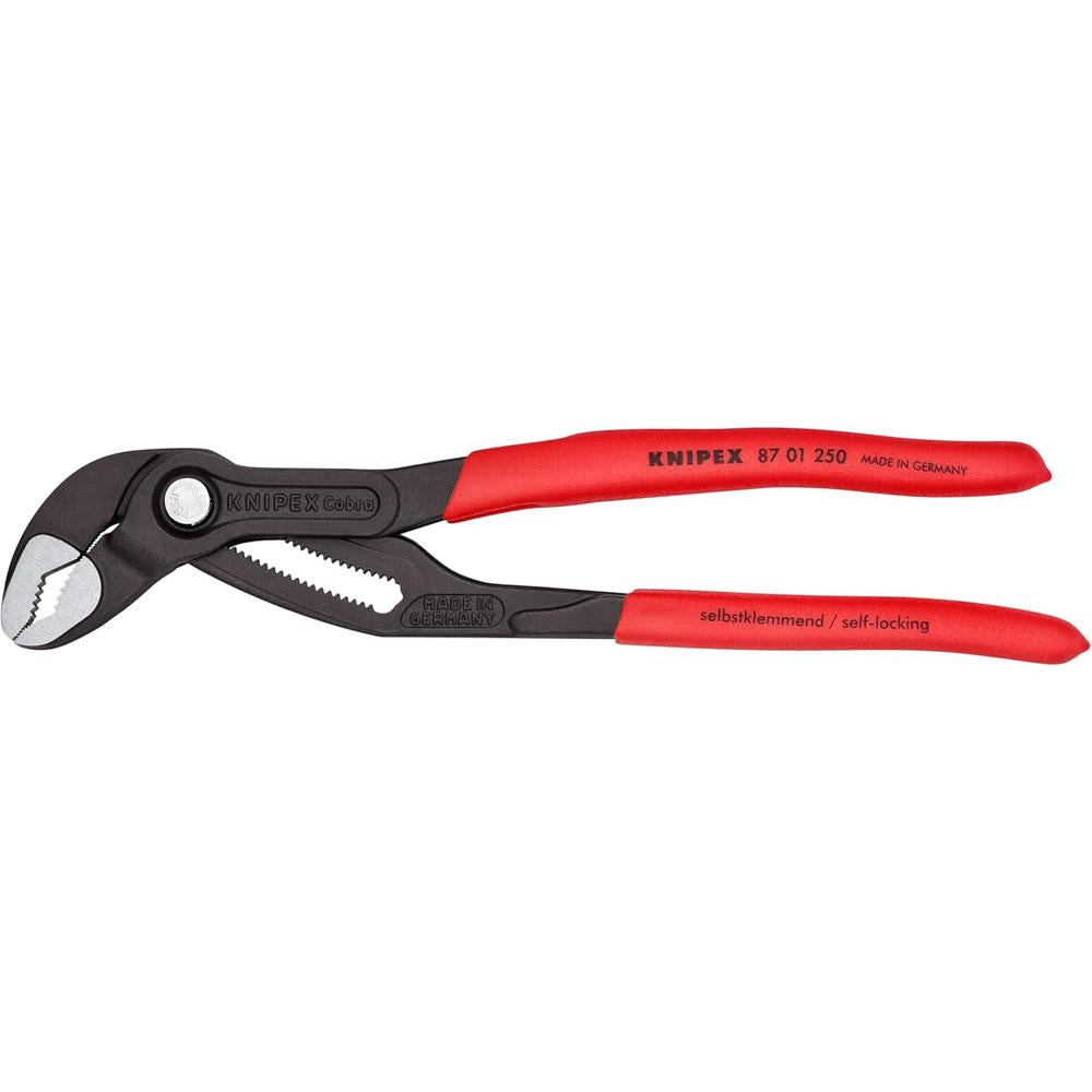 Knipex 9K 00 80 124 US 2 Piece Cobra And Diagonal Cutters Set - With 12'' Keeper