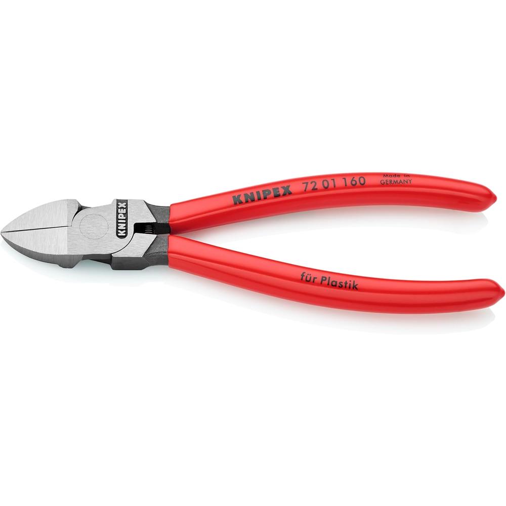 Knipex 72 01160 Diagonal Flush Cutter for Plastics (7201160)