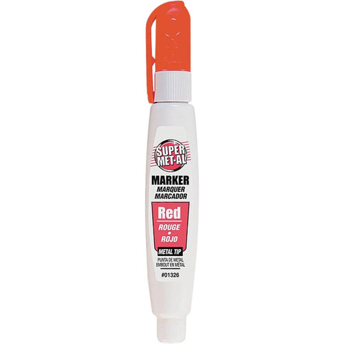 Ameta Solution M1326 SQUEEZE ACTION MET. TIP PAINT MARKER RED