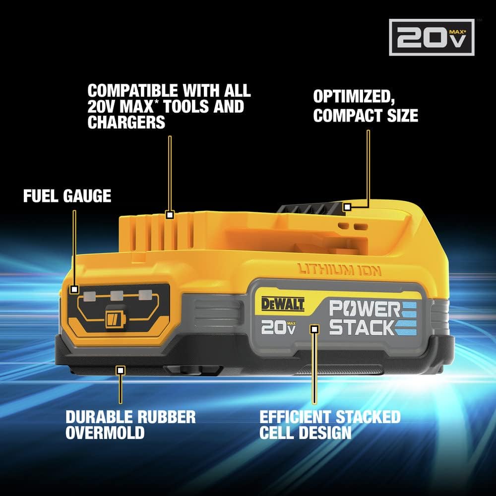 Batterie DeWalt POWERSTACK™ 20 V MAX DCBP034
