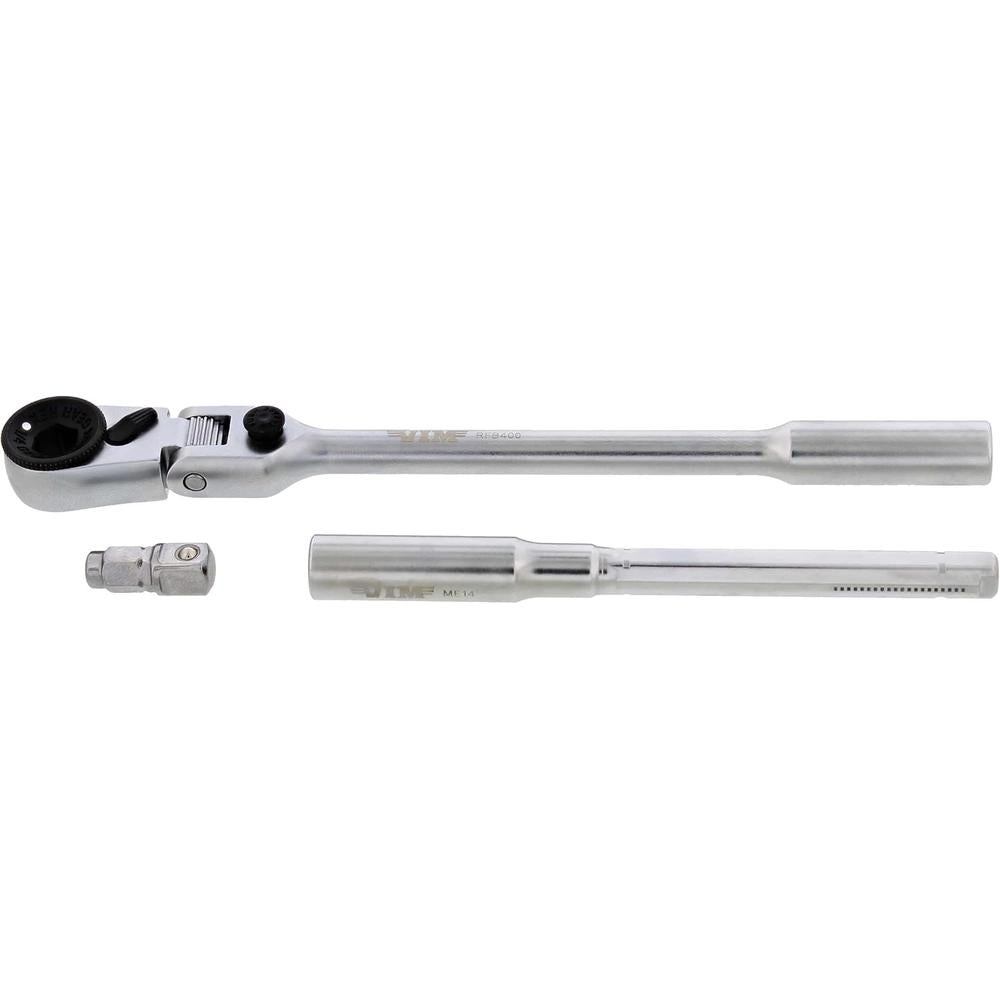 VIM Tools RFB400K 3 Piece 1/4" Mini Flex Bit/Socket Ratchet And T-Handle