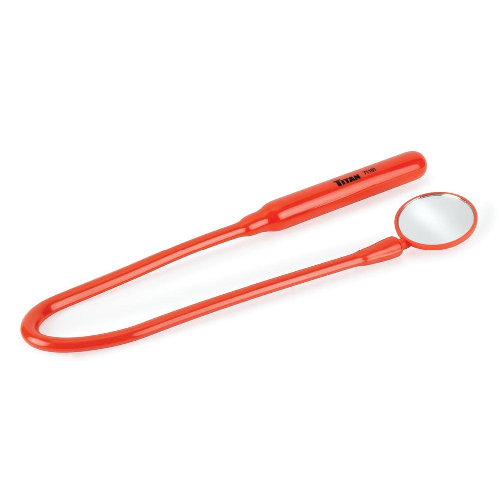 Titan Tools 71101 Miroir d'inspection flexible isolé 1000 V de 22 po de long, miroir de 2 po