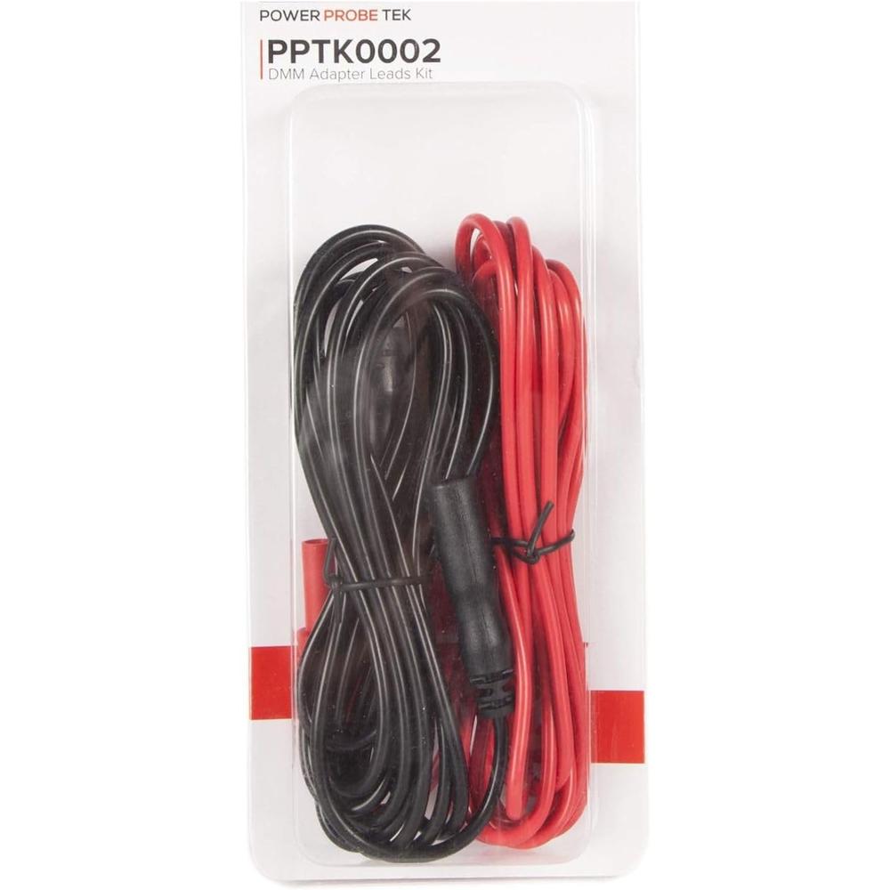 Power Probe PPTK0002 DMM Adapter Leads Kit Automotive Diagnostic Car Test Tool, Gold Plated Leads, 10 Gauge Multi Strand Wire