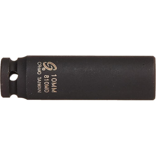 Sunex 810md 1/4-Inch Drive 10-Mm Deep Impact Socket