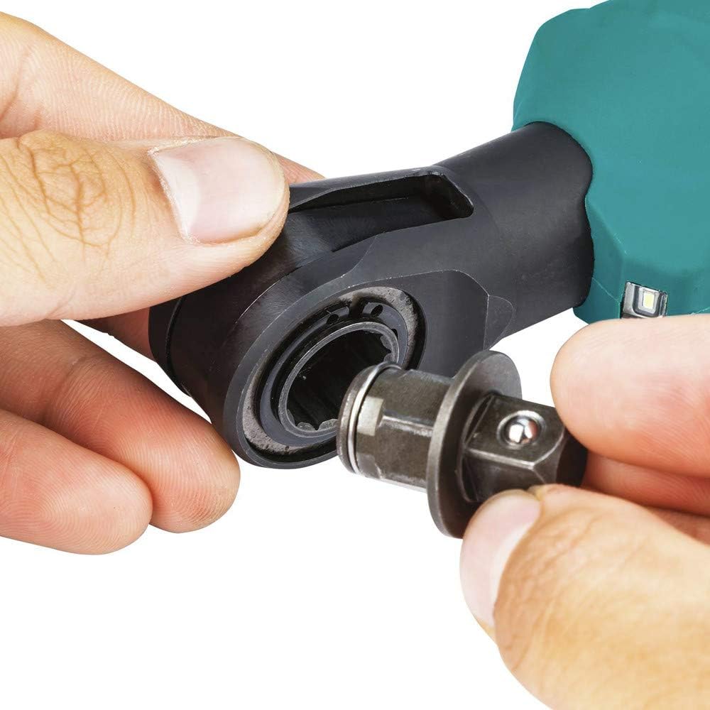 Makita Power Tools RW01R1 12V max CXT Lithium-Ion Cordless 3/8" / 1/4" Sq. Drive Ratchet Kit (2.0Ah)