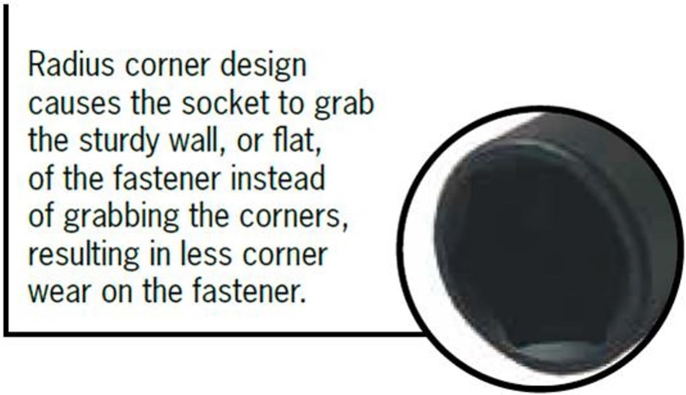 Sunex Tools 460 3/4" Drive Standard 6 Point Impact Socket 1-7/8"