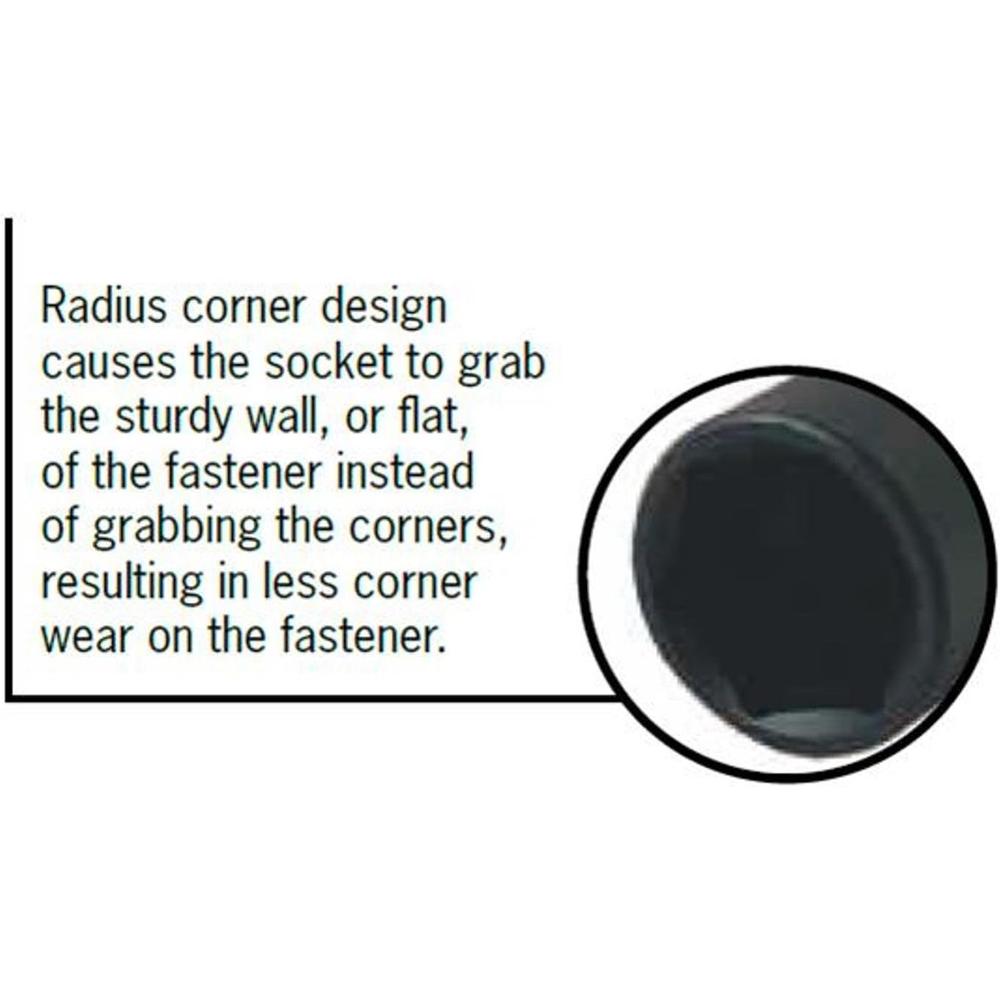 Sunex Tools 526S 1" Dr. 13/16" Square Impact Socket