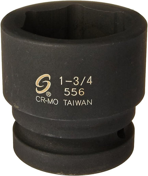 Sunex Tools 556 1" Drive Standard 6 Point Impact Socket 1-3/4"