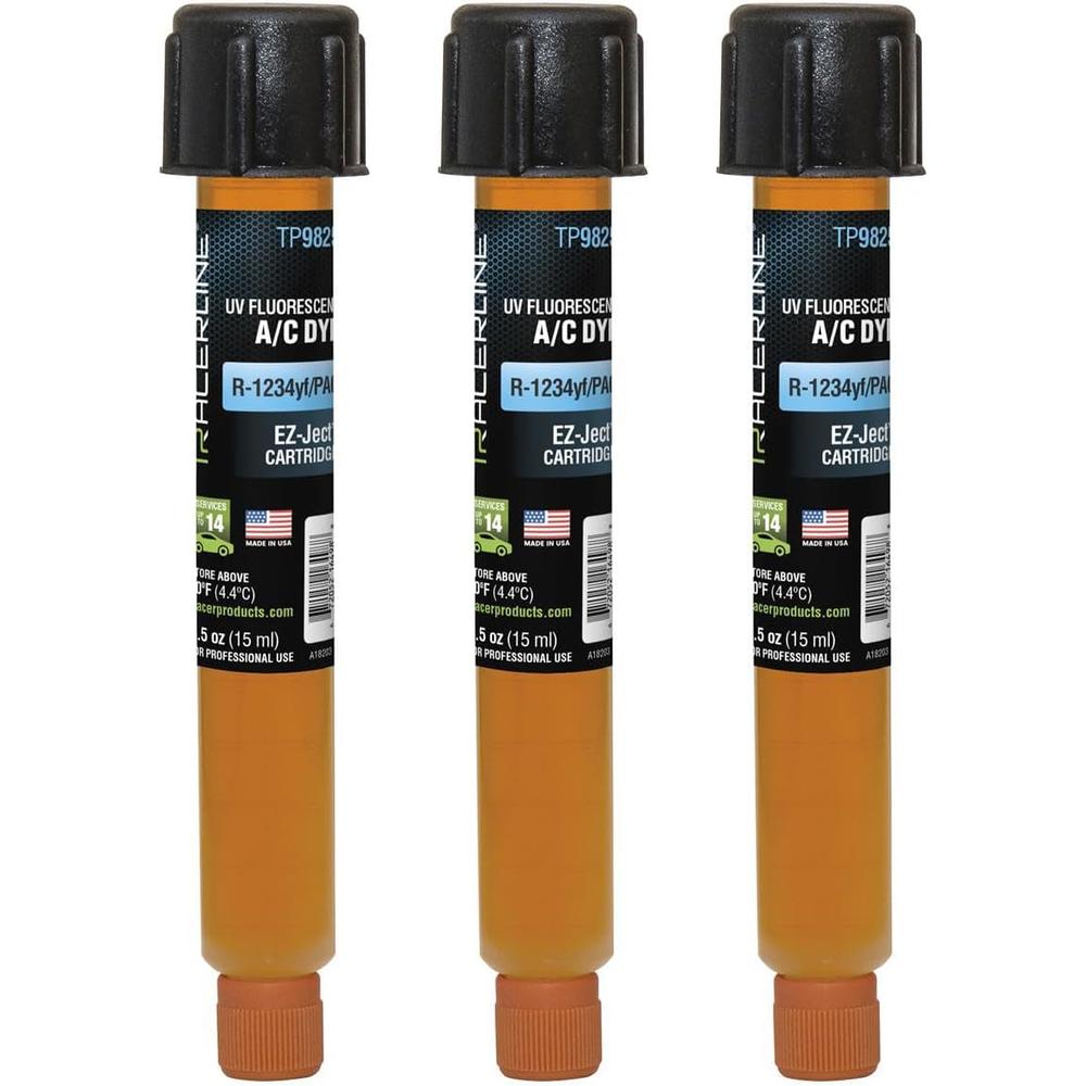 Tracerline TP9825-P3 EZ-Ject R-1234yf/PAG Cartridge (Set of 3)