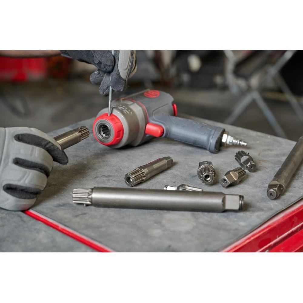 Ingersoll Rand 2236QTiMAX-2 Clé à chocs silencieuse à enclume allongée 1/2" Dr. x 2" avec système DXS Drive XChange, 1 500 pi-lb, 7 500 tr/min