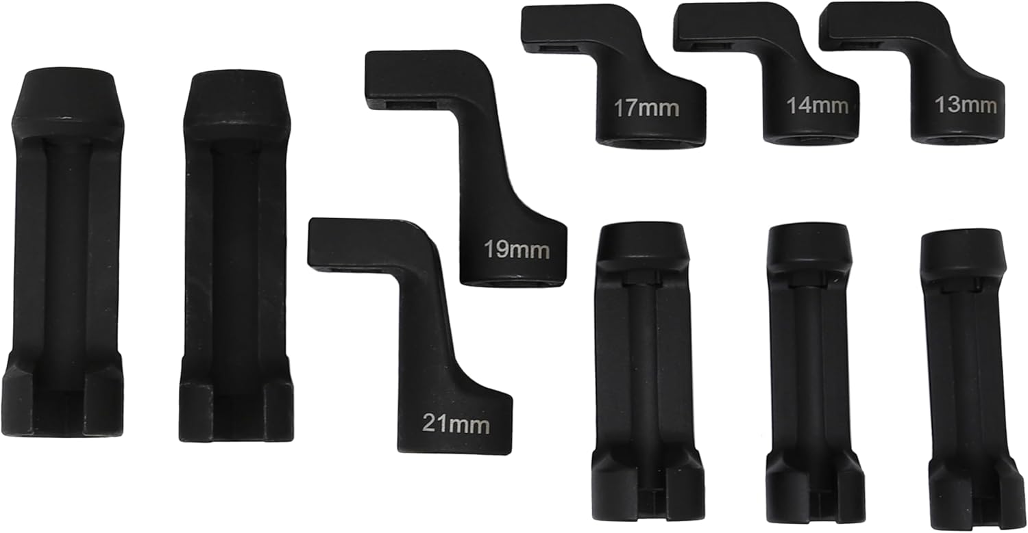 CTA Tools 8857 10-pc Flare Nut Socket Set For Egt & Fuel Lines, 13, 14, 17, 19, 21mm